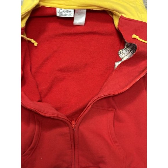 HBO Game‎ of Thrones Men Size Small S Zip Up Hoodie  Lannister Hear Me Roar - Picture 7 of 9